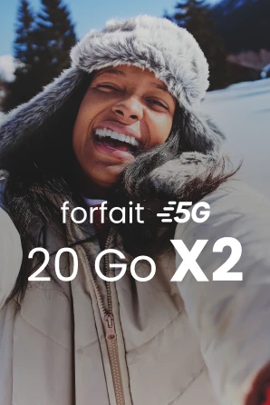 Forfait 5G 20 Go X2