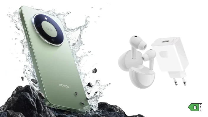 Honor Magic8 Lite - Classe énergétique B sur une échelle de A à G