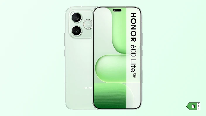 HONOR 600 Lite 5G - Classe énergétique B sur une échelle de A à G