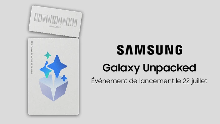 SAMSUNG Galaxy Unpacked - évènement de lancement le 22 juillet