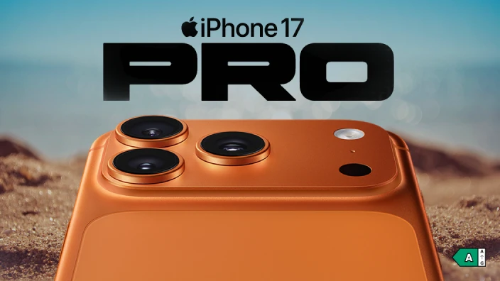 iPhone 17 Pro - Classe énergétique A sur une échelle de A à G
