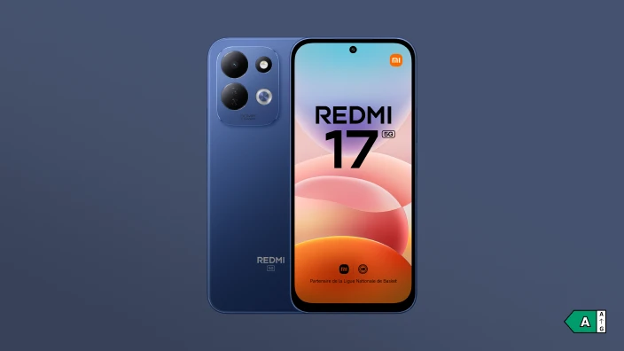 Xiaomi REDMI 17 5G - Classe énergétique A sur une échelle de A à G