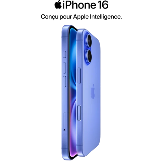 iPhone 16 - Conçu pour Apple Intelligence.