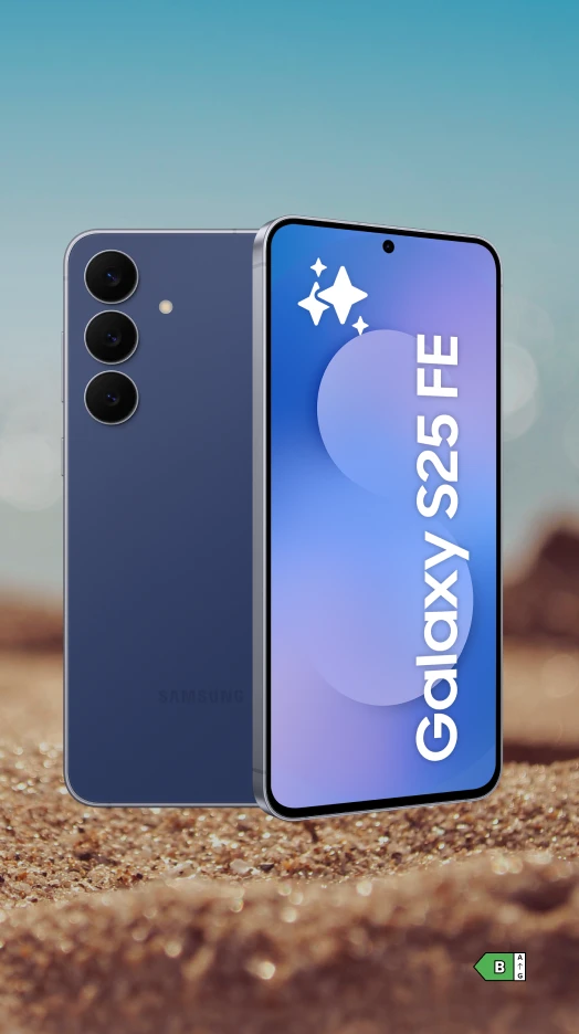 Samsung Galaxy S25 FE - Classe énergétique B sur une échelle de A à G