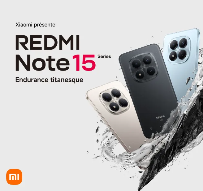 Les nouveaux Xiaomi Redmi Note 15