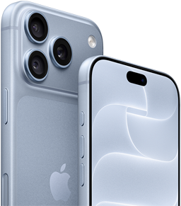 iPhone 18                                                                Pro, glacier, vue avant et arrière montrant le Ceramic                                                                Shield, le système caméra à trois objectifs