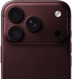 Face arrière d’un                                                                                    iPhone 18 Pro bordeaux, montrant la                                                                                    caméra principale 48 MP avec                                                                                    ouverture variable
