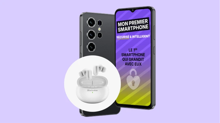NEOW Safe Plus : mon premier smartphone sécurisé et intelligent. Le 1er smartphone qui grandit avec eux