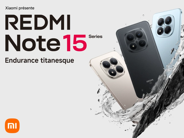 Xiaomi présente REDMI Note 15 Series. Endurance titanesque
