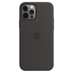 SFR-Coque Silicone MagSafe Noire pour Apple iPhone 12/12 Pro