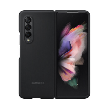 Coque silicone pour Samsung Galaxy Z Fold3 5G noir