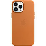 SFR-Coque en cuir MagSafe Ocre pour Apple iPhone 13 Pro Max