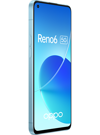 OPPO Reno6 5G bleu