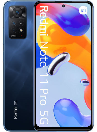 Xiaomi Redmi Note 11 Pro 5G bleu