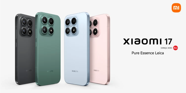 Xiaomi 17 conçu avec Leica. Pure Essence Leica