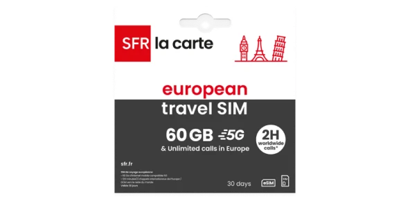 European Travel SIM : Restez connecté partout en Europe pour 34,99€