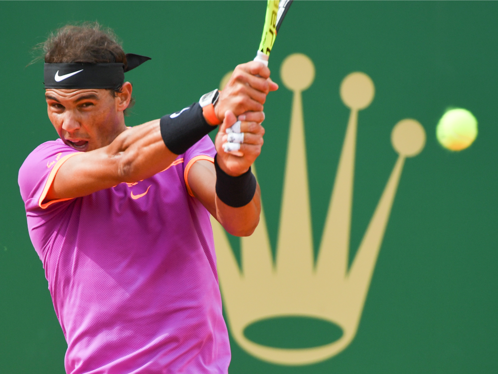 Rafael Nadal lors de son entrée en lice au Masters 1000 de Monte-Carlo