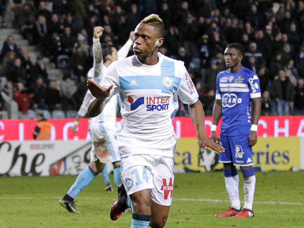 Maillot Domicile Olympique de Marseille Clinton NJIE Maillot Domicile Olympique de Marseille Clinton NJIE