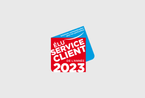 Élu Service Client de l’Année 2023*