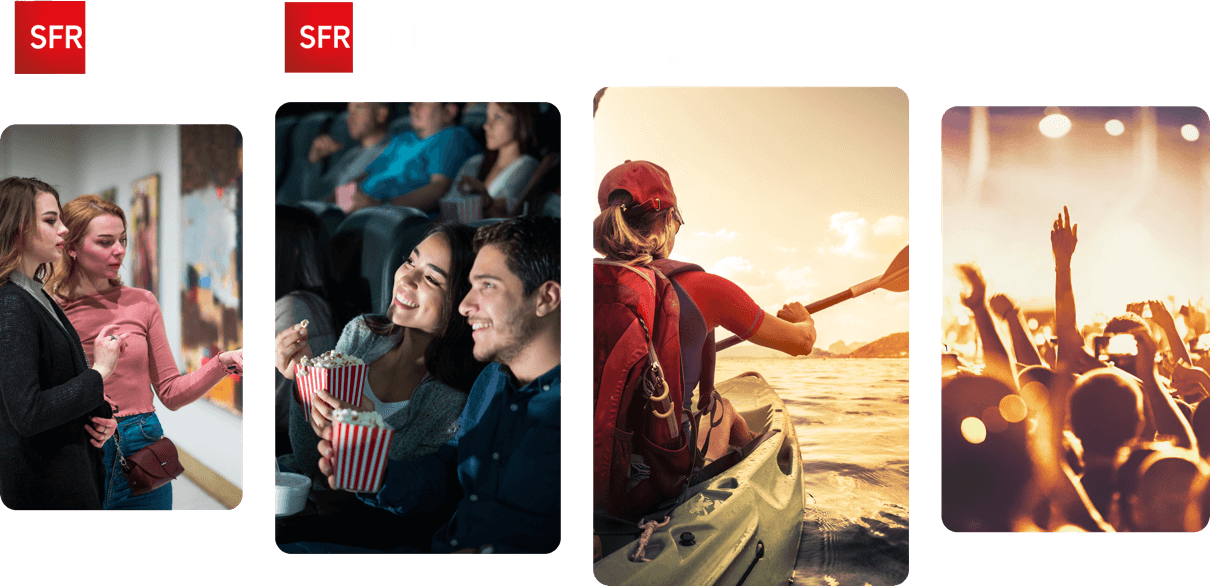 SFR Presse, SFR ciné Séries, RMC Sport, Napster