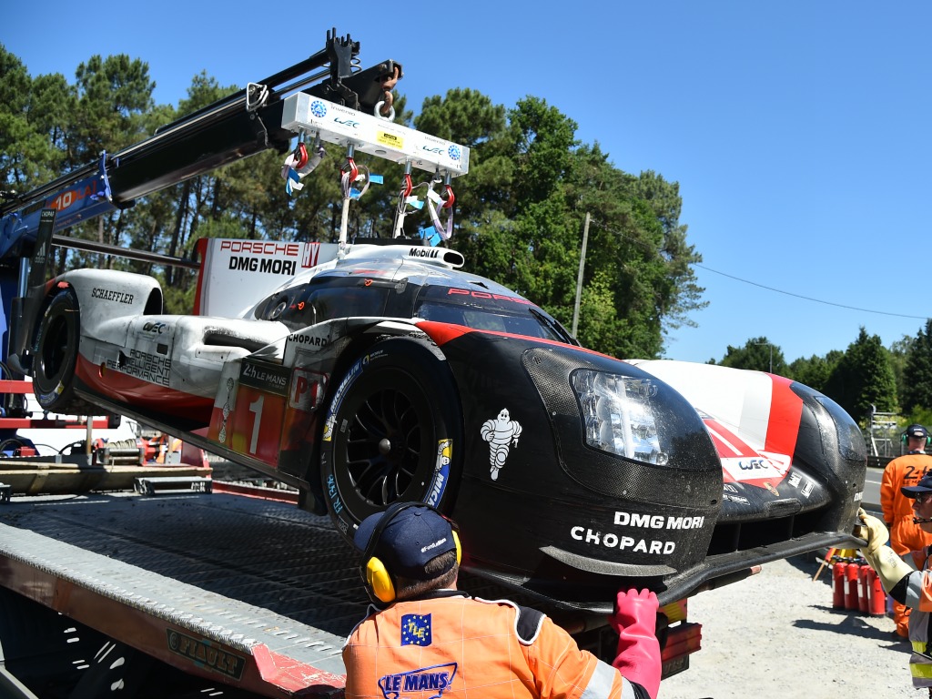 La Porsche N.1 après son abandon