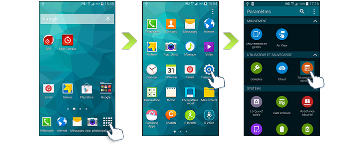 reinitialiser samsung s5 - reset s5