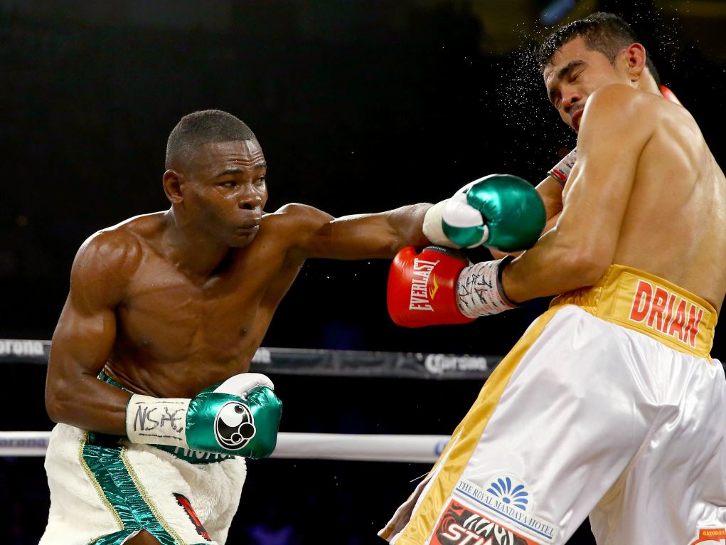 Guillermo Rigondeaux (à gauche) face à Drian Francisco en 2015