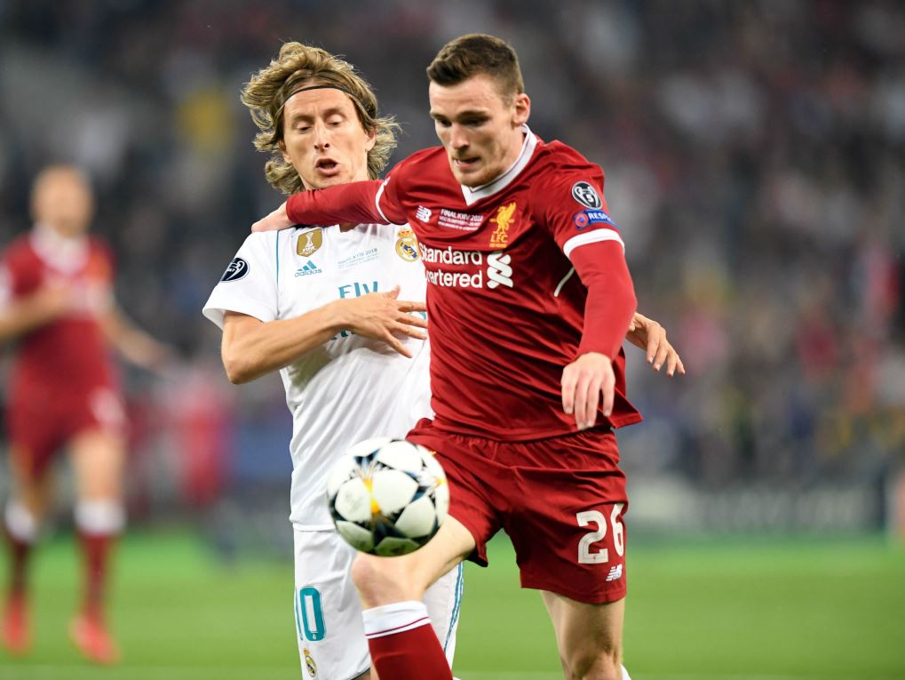 Andrew Robertson (Liverpool) face au Real Madrid