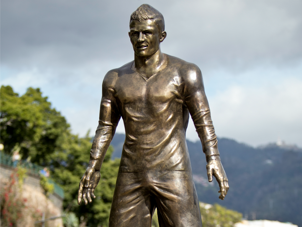 La statue de Cristiano Ronaldo à Funchal