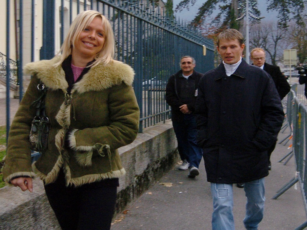 Edita Rumsas (sa femme, à gauche) et Raimundas