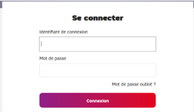 Formulaire de connexion à l