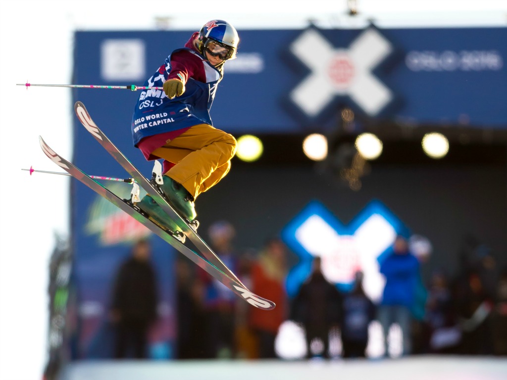 Kelly Sildaru aux Winter X Games d'Oslo en 2016