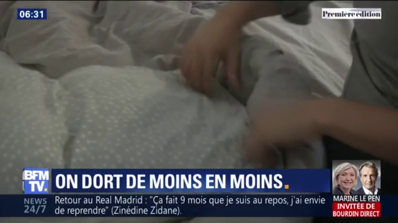 Les Français dorment de moins en moins