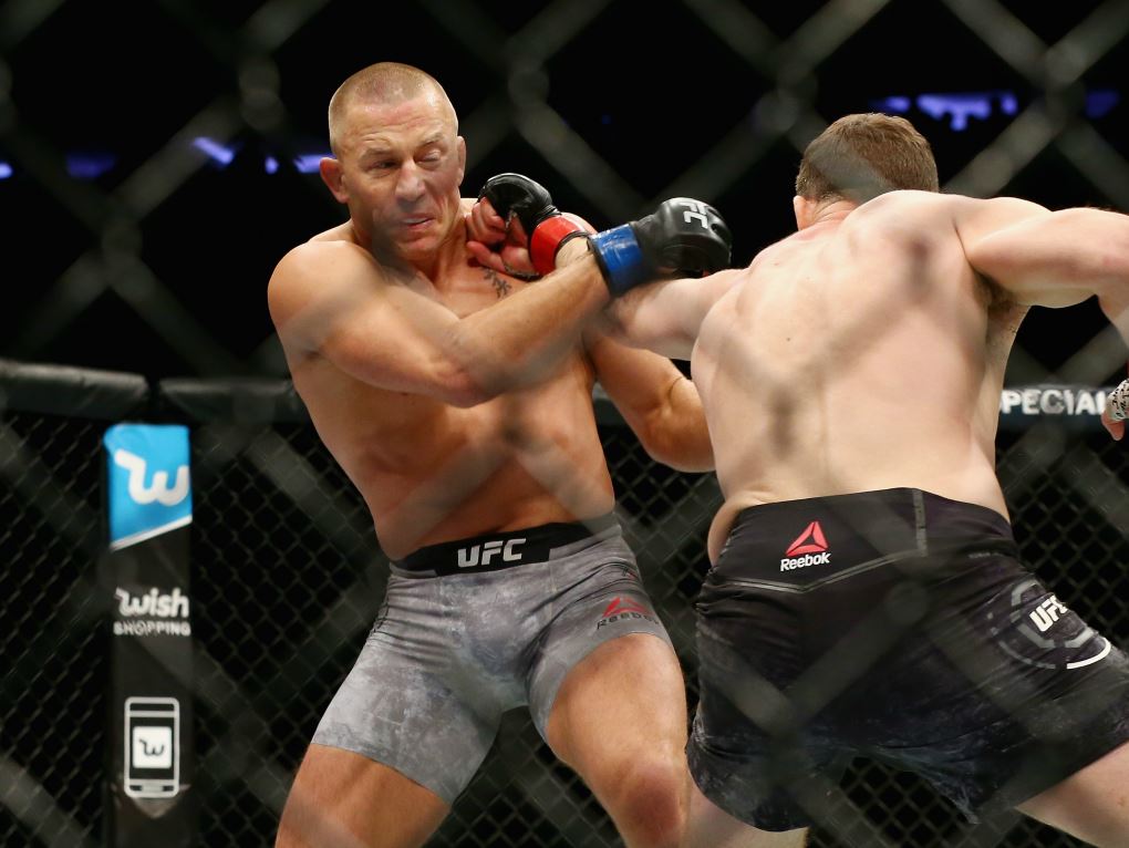 Georges St-Pierre face à Michael Bisping