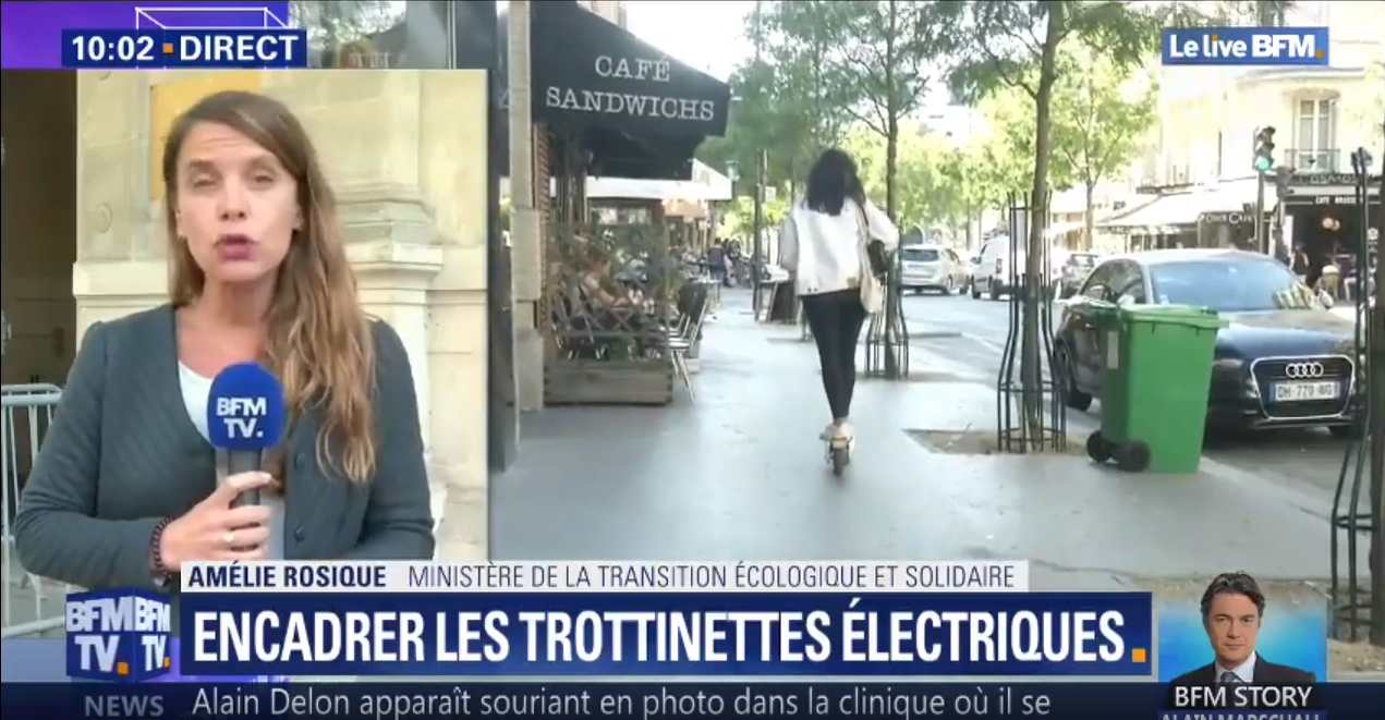 Des victimes d'accidents de trottinettes reçues au ministère des Transports