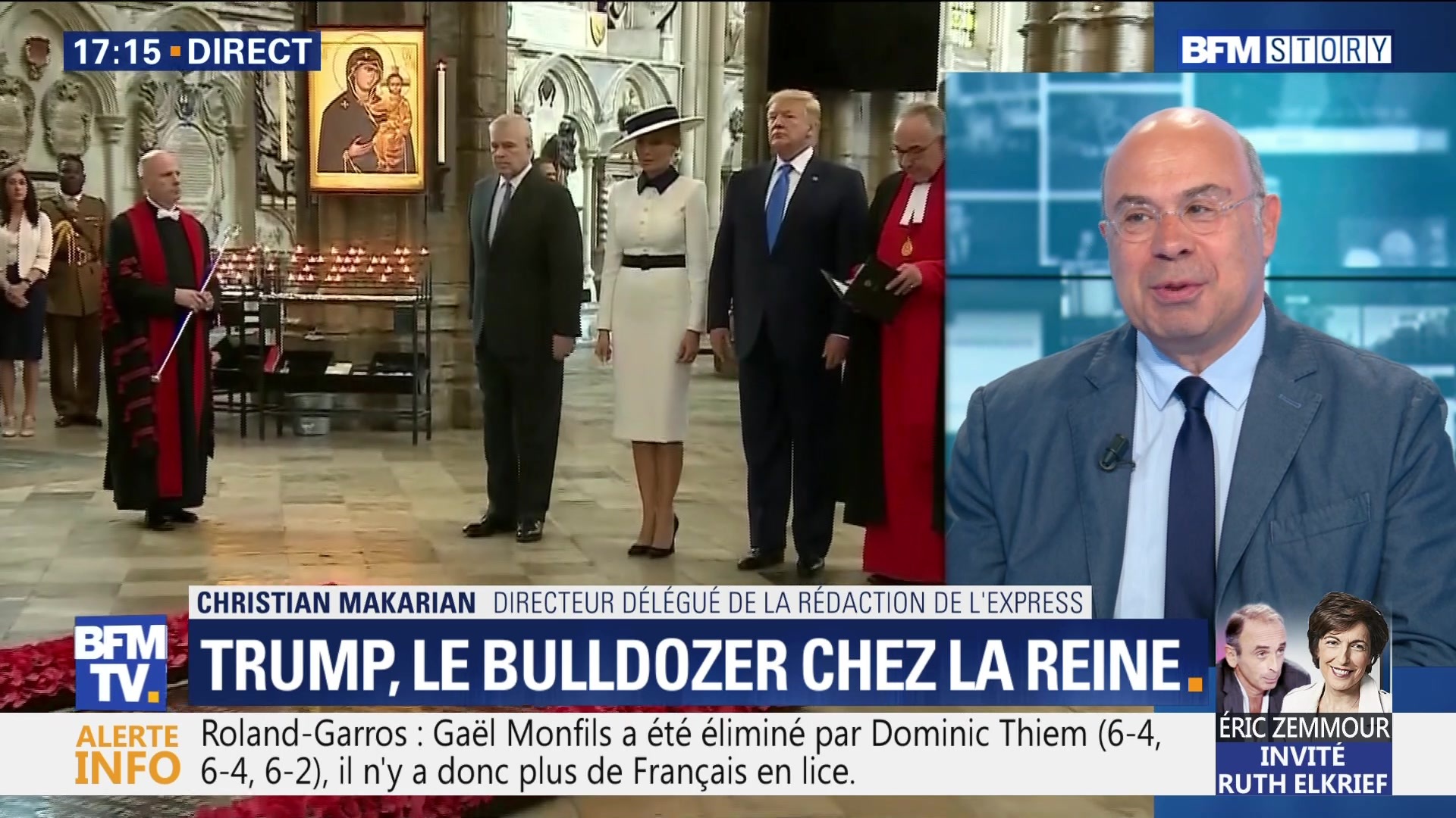 À Londres, Donald Trump dîne avec la reine et insulte le maire de la ville