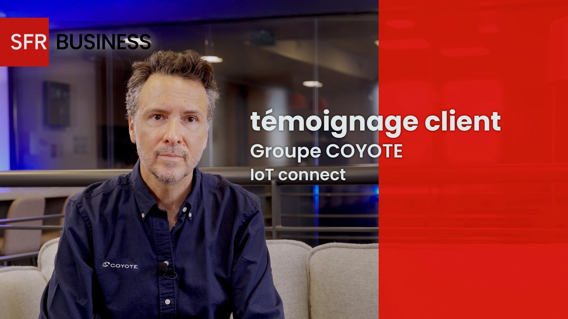 le groupe Coyote et la solution IoT Connect de SFR Business