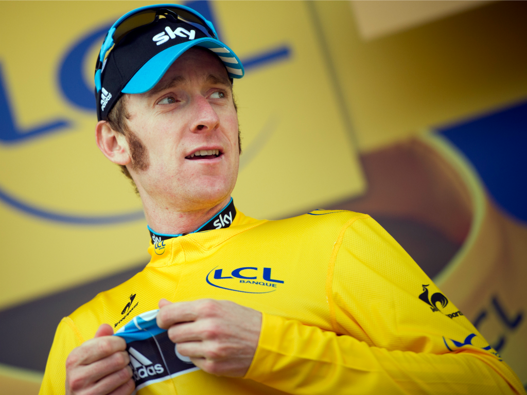Bradley Wiggins lors du Tour 2012