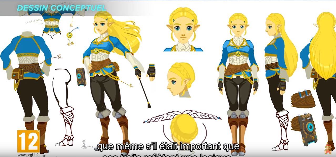 "The Legend of Zelda: Breath of the Wild": le personnage de Zelda a