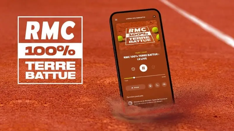 Radio Digitale Roland Garros 100% terre battue